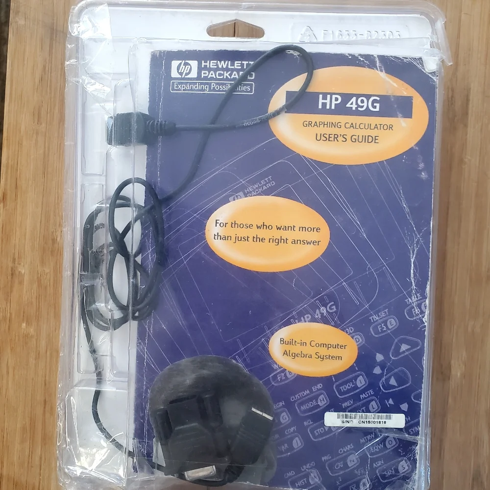 HP49G Scientific Graphing Calculator Original Packaging